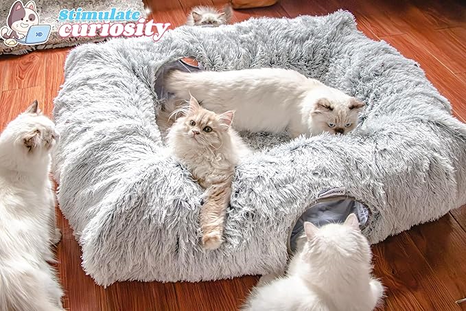 XxingSheep 4 Cave Shuttled XL Cat Tunnel Bed - Image 3