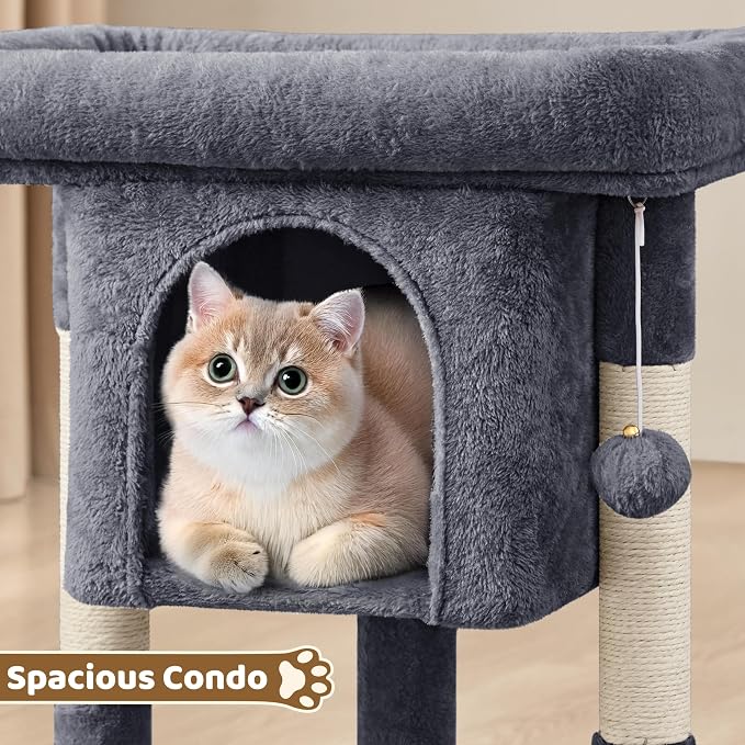 Yaheetech 23.5in Cat Tree Tower, Cat Condo - Image 8