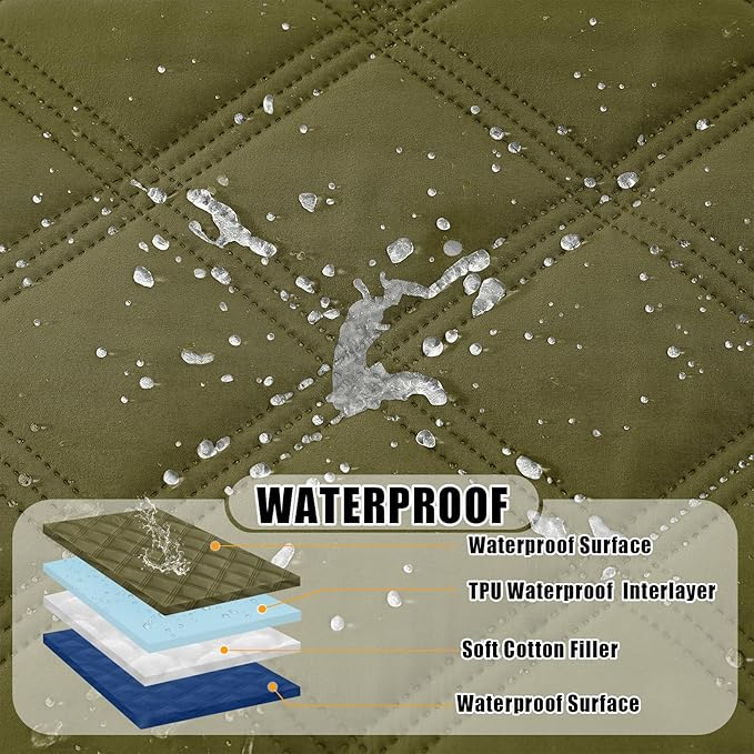 Smiry Waterproof Dog Bed Cover Blanket 30x53, Soft Reversible Pet Blanket - Image 2