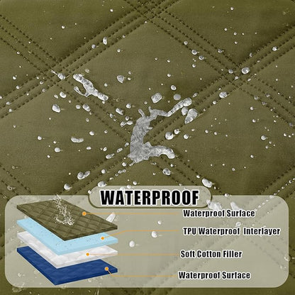 Smiry Waterproof Dog Bed Cover Blanket 30x53, Soft Reversible Pet Blanket - Image 2