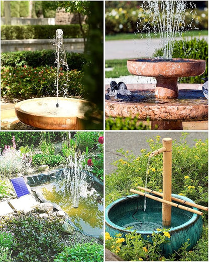 Biling Solar Water Pump for Bird Bath, 6.5W Solar Panel Kit Outdoor Solar - Image 6