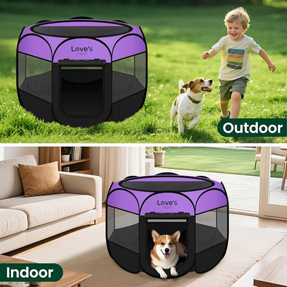 Love's cabin Pet Puppy Dog Playpen, Small Dog Tent Crates Cage Indoor/Outdoor - Image 7