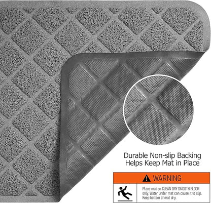Cat Litter Mat Litter Trapping Mat, Less Waste Cat Litter Box Mat, Soft on - Image 6