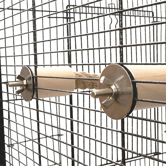Bird Rope Perch for Parrots, Bendable Natural Jute Boing - Image 6