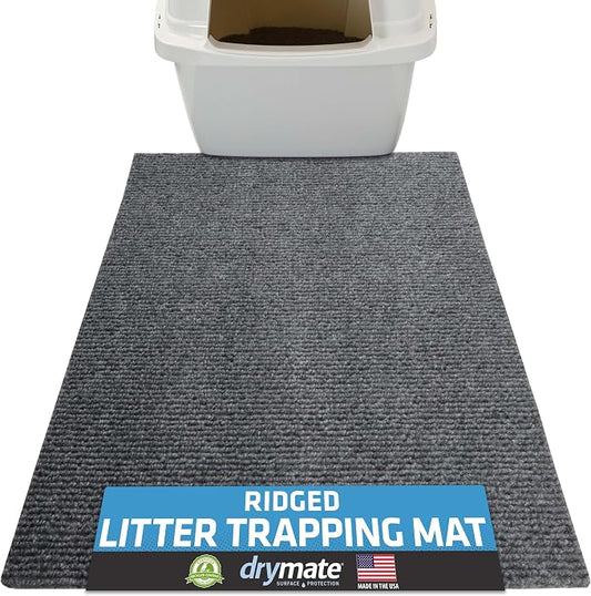 Drymate Cat Litter Box Mat, Litter Trapping Mat, Waterproof, Urine-Proof by Drymate