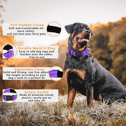 2 Pack Reflective Dog Collar - Image 2