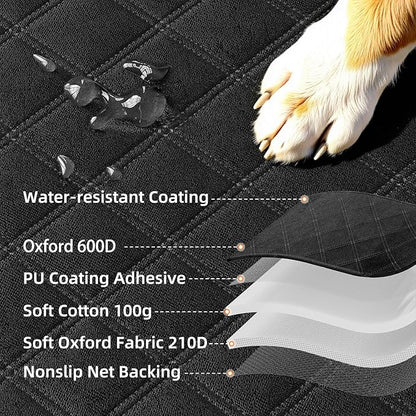 Simple Trending Dog Car Seat Cover, Back Seat Pet Bed Mat Protector Waterproof - Image 5
