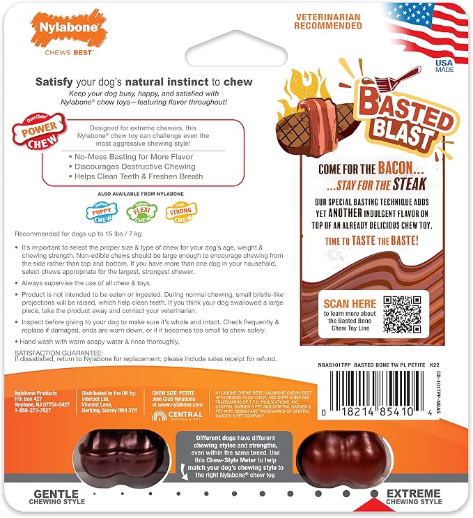 Nylabone Original & Textured Bone Power Chew Toy - Image 12