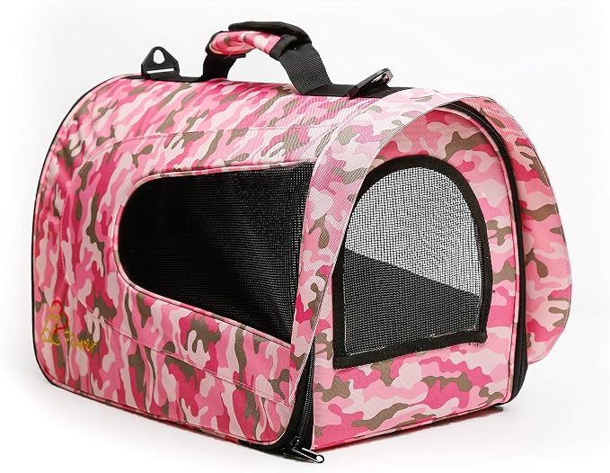 Pawer 18” x 11”x 11” Soft-Sided Foldable Airline Approved Pet Carrier - Image 4