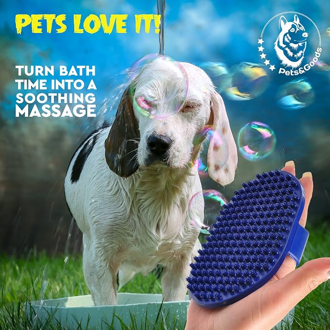 Pets&Goods Rubber Grooming Brush - Image 4