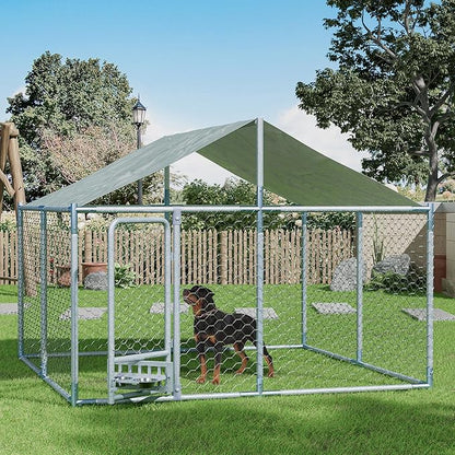 7.5×7.5×5.3 FT Outdoor Dog Kennel by Dephet