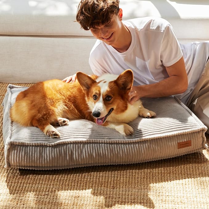 FUKUMARU 5.5-Inch Thick Dog Bed Mat, Washable Cat Bed - Image 6