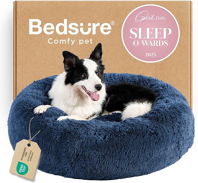 Bedsure Calming Dog Bed for Large Dogs by BEDSURE