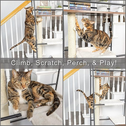 PetFusion VersiCLimb Cat Climber | Multi-Purpose Pet Furniture w/Tall - Image 2
