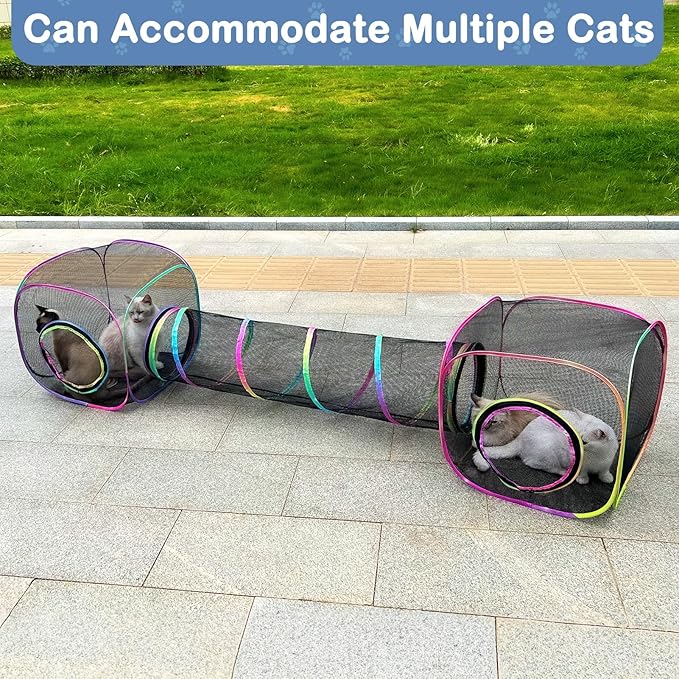 Outdoor Cat Enclosures Portable Cats Tunnel - Image 5