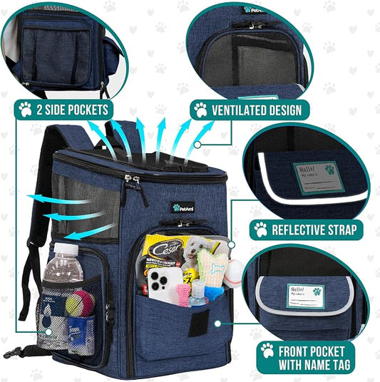 PetAmi Dog Backpack Carrier, Airline Approved Cat Backpacks - Image 2