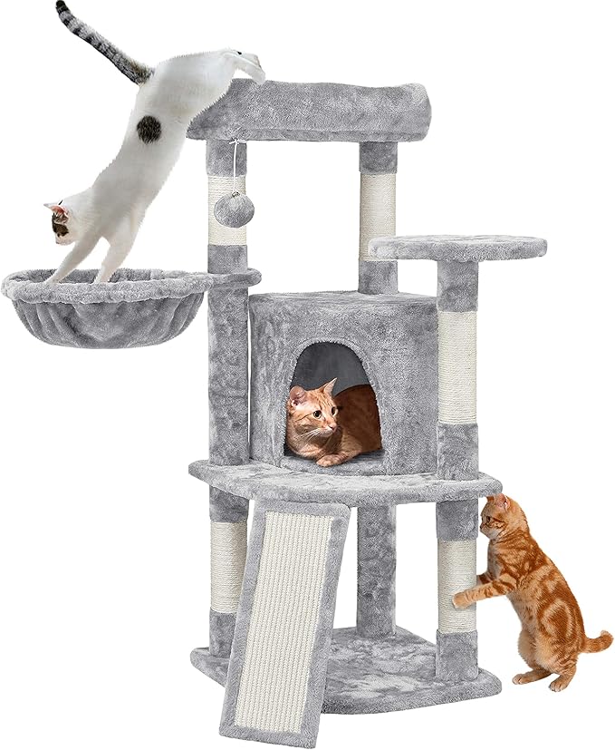 Yaheetech Cat Tree, 42in Cat Tower by Yaheetech