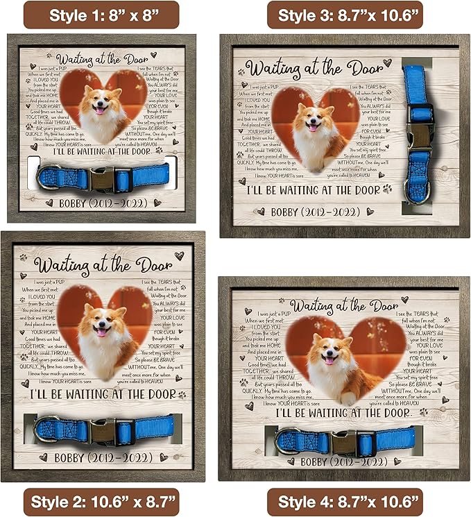 Personalized Pet Memorial Gifts Dog Memory Gifts Cat Memorial Frame Dog Died - Image 4