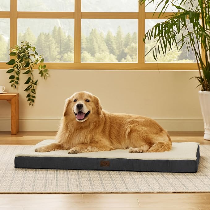 Bedsure XL Dog Beds Large Sized Dog -Comfy Flat Extra Large Pet Beds - Image 8