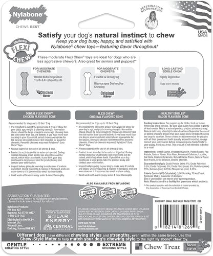 Nylabone Original Bone Flexi Chew Toy - Image 8