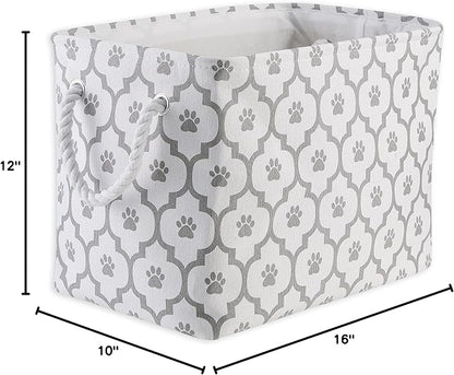Bone Dry Pet Storage Collection Lattice Paw Print, Medium Rectangle - Image 6