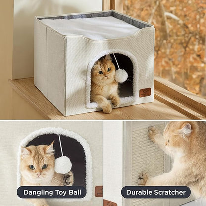 Bedsure Cat Beds for Indoor Cats - Image 4