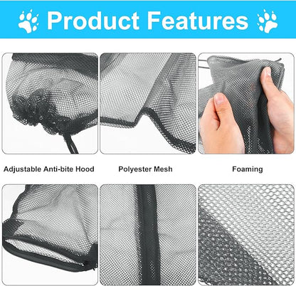 Patelai 5 Pcs Cat Bathing Bag Set Cat Grooming Bag Adjustable Pet Shower Net - Image 6