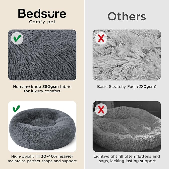 Bedsure Calming Dog Bed for Small Medium Dogs - Image 3