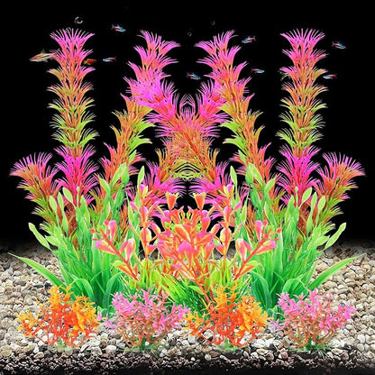 AQUANEAT Artificial Fish Tank Plants, Aquarium Decorations - Image 4