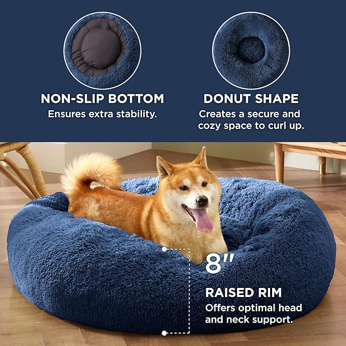 Bedsure Calming Dog Bed for Medium Dogs - Image 3