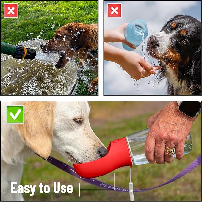 Mr. Pen- Dog Water Bottle, 19 oz, Portable Dog Water Bottle Dispenser, Not - Image 7