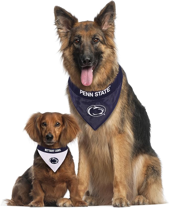 Pets First Collegiate Pet Accessories, Reversible Bandana, Penn State Nittany - Image 5