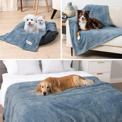 PetAmi Fluffy Waterproof Dog Blanket - Image 6