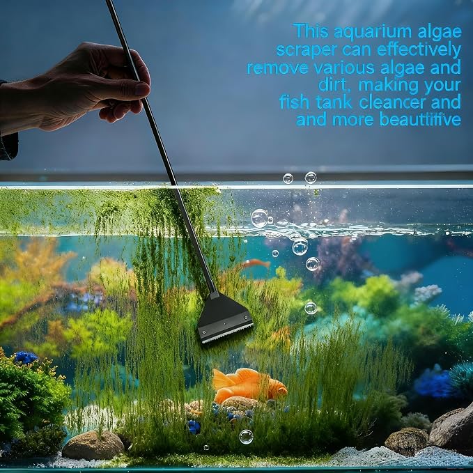 CXY Aquarium Algae Scraper for Glass, 21.5" Fish Tank Cleaner - Image 5