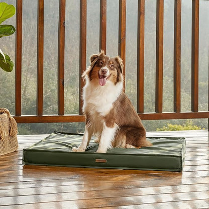 LE SURE Outdoor Waterproof Dog Bed Medium Size Dogs, Orthopedic Egg Crate Foam - Image 6