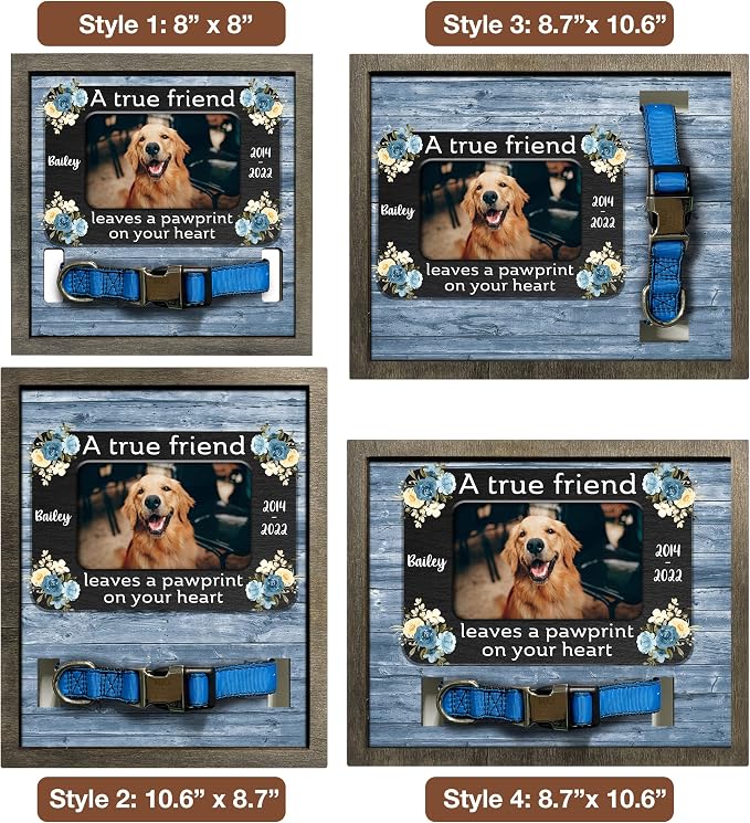 Dog Memorial Gifts Personalized Loss Of Pet Dog Memorial Picture Frame Pet Loss - Image 4