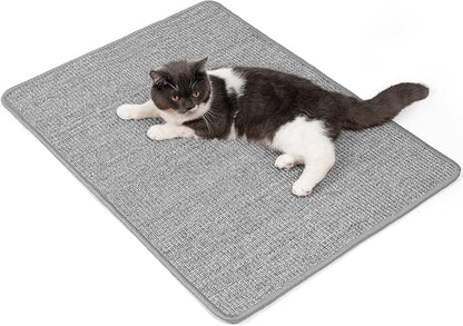 Cat Scratcher Mat, Natural Sisal Cat Scratch Pad by Conlun