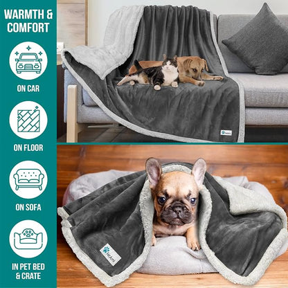 PetAmi Dog Blanket for Medium Large Dogs, Pet Bed Blanket Cat Puppy Kitten - Image 5