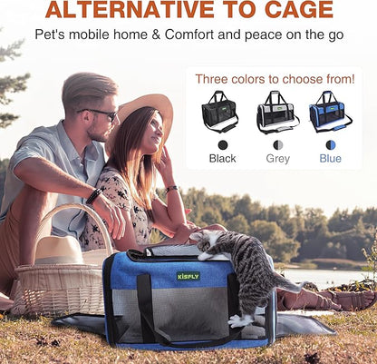 TSA Approved Pet Carrier in Cabin, Top-Open Portable Dog Carrier - Image 6