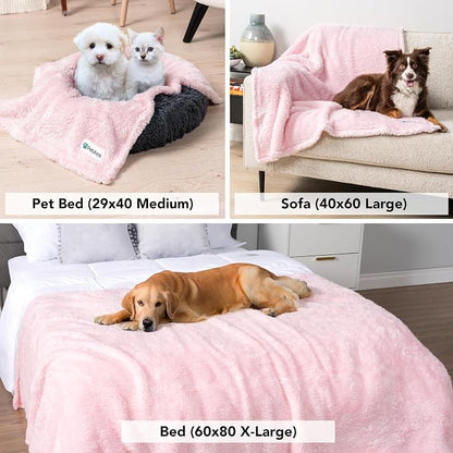 PetAmi Dog Blanket for Small Medium Dogs, Calming Pet Throw for Couch Sofa Bed - Image 5