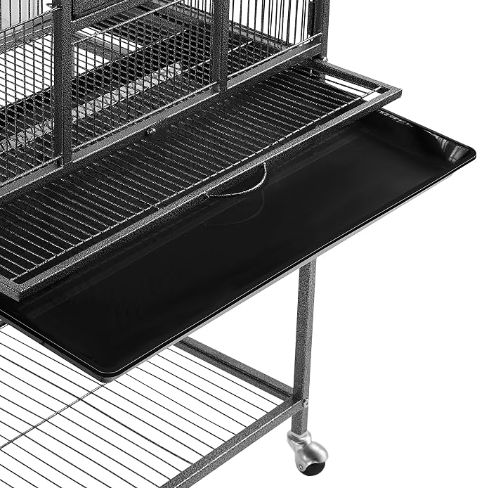 Yaheetech Wrought Iron Extra Large Bird Parakeet Cage - Image 9
