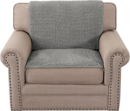 H.VERSAILTEX Plush Chenille Couch Armrest Cover 2 Packs Thick and Soft Sofa - Image 7