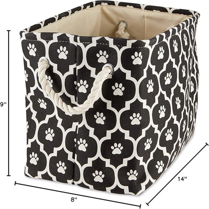 Bone Dry Pet Storage Collection Lattice Paw Print, Small Rectangle - Image 6