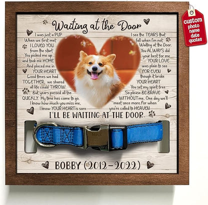 Personalized Pet Memorial Gifts Dog Memory Gifts Cat Memorial Frame Dog Died by Bfigift