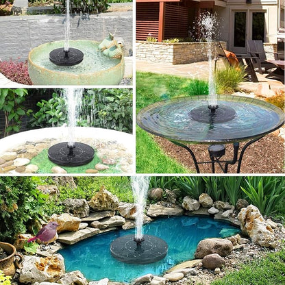 Mademax 1W Solar Bird Bath Fountain Pump, Solar Fountain, Free Standing - Image 7