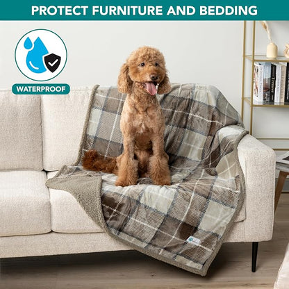 PetAmi Waterproof Dog Blanket for Small Medium Dog Puppy Cat Throw for Couch - Image 2