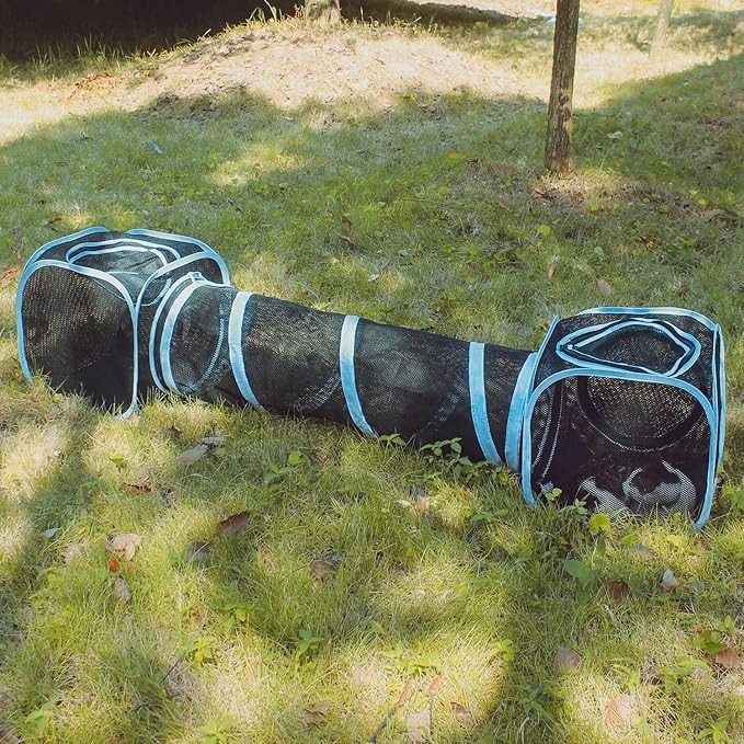 INTURN Cat Furniture Tent for Indoor and Outdoor Playpen Portable Cat Tunnels - Image 5