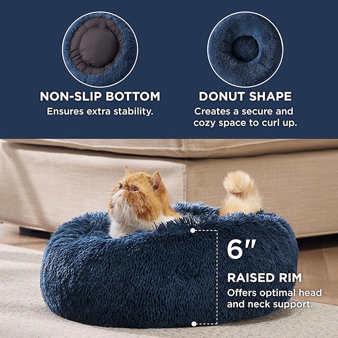 Bedsure Calming Cat Beds for Indoor Cats - Image 3