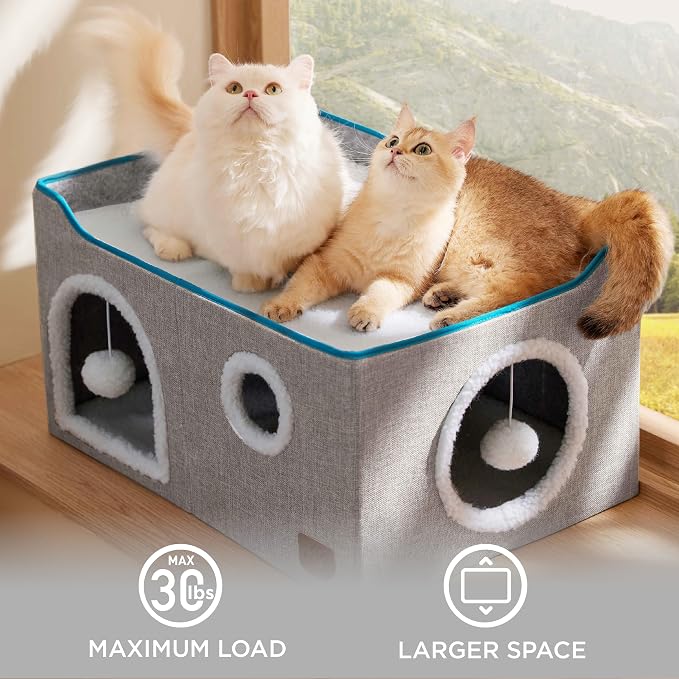 Bedsure Large Cat Beds for Indoor Cats - Image 4