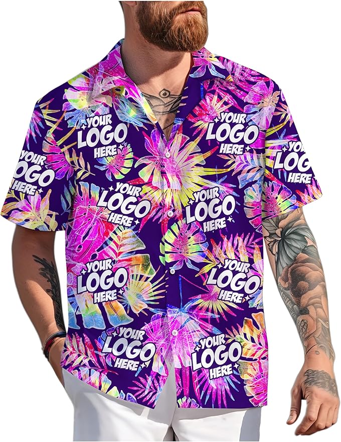 Custom Hawaiian Shirt with Face Photo Picture by GLOXO
